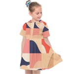 Minimalist Pattern With Simple Lines And Shapes, Creating A Clean And Modern Aesthe Kids  Sailor Dress