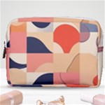 Minimalist Pattern With Simple Lines And Shapes, Creating A Clean And Modern Aesthe Make Up Pouch (Medium)