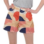 Minimalist Pattern With Simple Lines And Shapes, Creating A Clean And Modern Aesthe Women s Ripstop Shorts