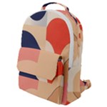 Minimalist Pattern With Simple Lines And Shapes, Creating A Clean And Modern Aesthe Flap Pocket Backpack (Small)