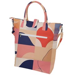 Buckle Top Tote Bag 