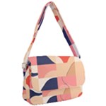 Minimalist Pattern With Simple Lines And Shapes, Creating A Clean And Modern Aesthe Courier Bag