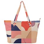 Minimalist Pattern With Simple Lines And Shapes, Creating A Clean And Modern Aesthe Full Print Shoulder Bag