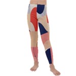 Minimalist Pattern With Simple Lines And Shapes, Creating A Clean And Modern Aesthe Kids  Lightweight Velour Leggings