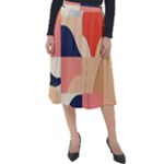 Minimalist Pattern With Simple Lines And Shapes, Creating A Clean And Modern Aesthe Classic Velour Midi Skirt 