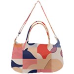 Minimalist Pattern With Simple Lines And Shapes, Creating A Clean And Modern Aesthe Removable Strap Handbag