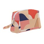 Minimalist Pattern With Simple Lines And Shapes, Creating A Clean And Modern Aesthe Wristlet Pouch Bag (Medium)