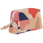 Minimalist Pattern With Simple Lines And Shapes, Creating A Clean And Modern Aesthe Wristlet Pouch Bag (Large)