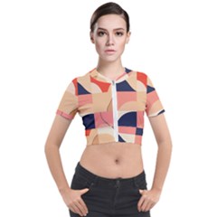 Short Sleeve Cropped Jacket 