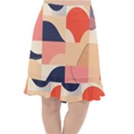 Minimalist Pattern With Simple Lines And Shapes, Creating A Clean And Modern Aesthe Fishtail Chiffon Skirt