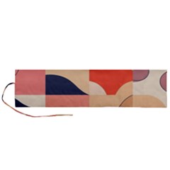 Minimalist Pattern With Simple Lines And Shapes, Creating A Clean And Modern Aesthe Roll Up Canvas Pencil Holder (L) from ArtsNow.com