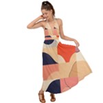 Minimalist Pattern With Simple Lines And Shapes, Creating A Clean And Modern Aesthe Backless Maxi Beach Dress