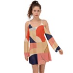 Minimalist Pattern With Simple Lines And Shapes, Creating A Clean And Modern Aesthe Boho Dress