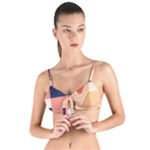 Minimalist Pattern With Simple Lines And Shapes, Creating A Clean And Modern Aesthe Tie Up Cut Bikini Top