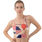 Minimalist Pattern With Simple Lines And Shapes, Creating A Clean And Modern Aesthe Mini Tank Bikini Top