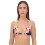 Minimalist Pattern With Simple Lines And Shapes, Creating A Clean And Modern Aesthe Double Strap Halter Bikini Top