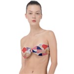 Minimalist Pattern With Simple Lines And Shapes, Creating A Clean And Modern Aesthe Classic Bandeau Bikini Top 