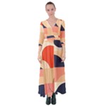 Minimalist Pattern With Simple Lines And Shapes, Creating A Clean And Modern Aesthe Button Up Maxi Dress