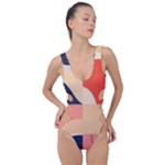 Minimalist Pattern With Simple Lines And Shapes, Creating A Clean And Modern Aesthe Side Cut Out Swimsuit