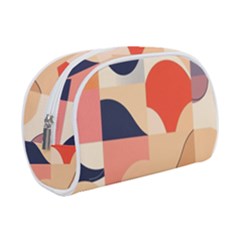 Minimalist Pattern With Simple Lines And Shapes, Creating A Clean And Modern Aesthe Make Up Case (Small) from ArtsNow.com