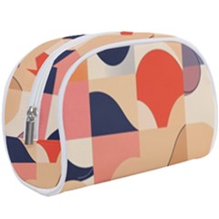 Minimalist Pattern With Simple Lines And Shapes, Creating A Clean And Modern Aesthe Make Up Case (Large) from ArtsNow.com