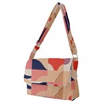 Minimalist Pattern With Simple Lines And Shapes, Creating A Clean And Modern Aesthe Full Print Messenger Bag (M)