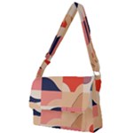 Minimalist Pattern With Simple Lines And Shapes, Creating A Clean And Modern Aesthe Full Print Messenger Bag (L)