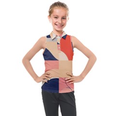 Kids  Sleeveless Polo T-Shirt 