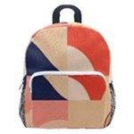 Minimalist Pattern With Simple Lines And Shapes, Creating A Clean And Modern Aesthe Kids  Age 5-10 Lightweight School Backpack with Side Pockets