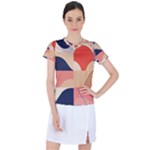 Minimalist Pattern With Simple Lines And Shapes, Creating A Clean And Modern Aesthe Women s Sports Top