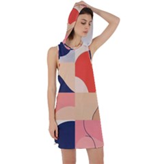 Racer Back Hoodie Dress 