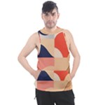 Minimalist Pattern With Simple Lines And Shapes, Creating A Clean And Modern Aesthe Men s Sleeveless Hoodie