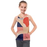 Minimalist Pattern With Simple Lines And Shapes, Creating A Clean And Modern Aesthe Kids  Sleeveless Hoodie