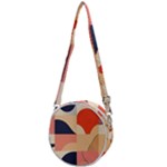 Minimalist Pattern With Simple Lines And Shapes, Creating A Clean And Modern Aesthe Crossbody Circle Bag