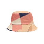 Minimalist Pattern With Simple Lines And Shapes, Creating A Clean And Modern Aesthe Inside Out Bucket Hat (Kids)