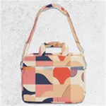 Minimalist Pattern With Simple Lines And Shapes, Creating A Clean And Modern Aesthe MacBook Pro 13  Shoulder Laptop Bag 