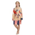 Kids  Long Sleeve Velvet Lounge Robe 