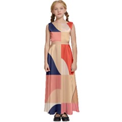 Kids  Satin Sleeveless Maxi Dress 