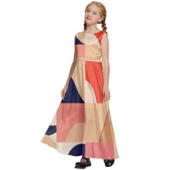 Kids  Satin Sleeveless Maxi Dress 