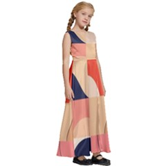 Kids  Satin Sleeveless Maxi Dress 