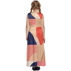 Kids  Satin Sleeveless Maxi Dress 