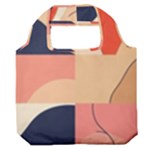 Minimalist Pattern With Simple Lines And Shapes, Creating A Clean And Modern Aesthe Premium Foldable Grocery Recycle Bag