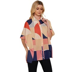 Women s Batwing Button Up Shirt 