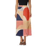 Minimalist Pattern With Simple Lines And Shapes, Creating A Clean And Modern Aesthe Classic Midi Chiffon Skirt