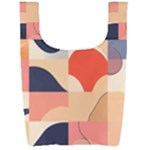 Minimalist Pattern With Simple Lines And Shapes, Creating A Clean And Modern Aesthe Foldable Shopping Bag