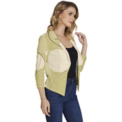 Women s Casual 3/4 Sleeve Spring Jacket 