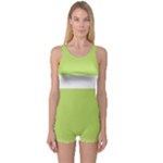 A Minimalist Pattern With Simple Lines And Shapes, Creating A Clean And Modern Aesthetic 02 One Piece Boyleg Swimsuit