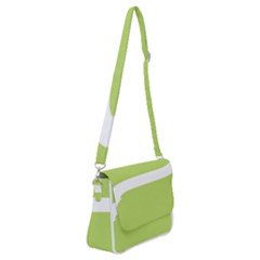 Shoulder Bag with Back Zipper 