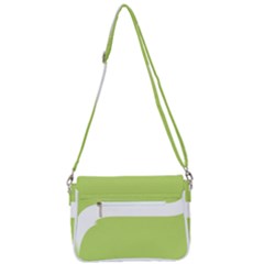 Shoulder Bag with Back Zipper 