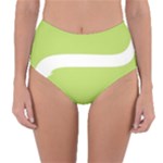 A Minimalist Pattern With Simple Lines And Shapes, Creating A Clean And Modern Aesthetic 02 Reversible High-Waist Bikini Bottoms